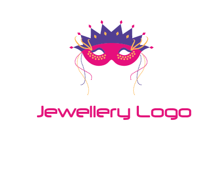 fancy masquerade mask entertainment logo