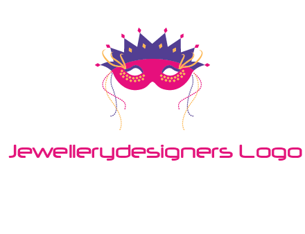 fancy masquerade mask entertainment logo