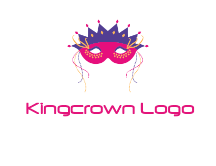 fancy masquerade mask entertainment logo