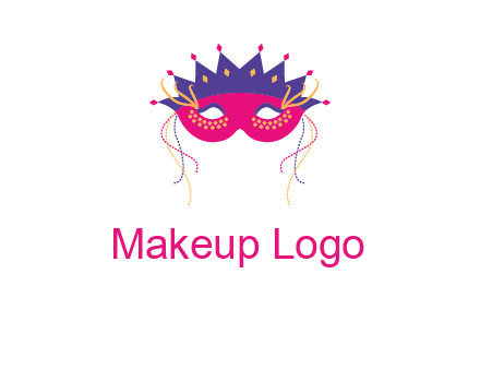 fancy masquerade mask entertainment logo
