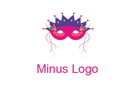 fancy masquerade mask entertainment logo