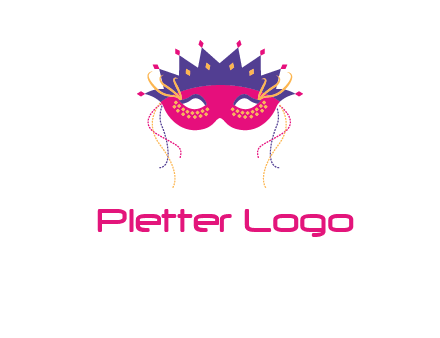 fancy masquerade mask entertainment logo