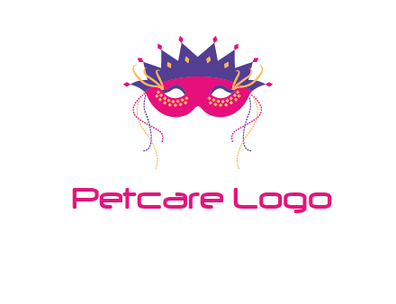 fancy masquerade mask entertainment logo