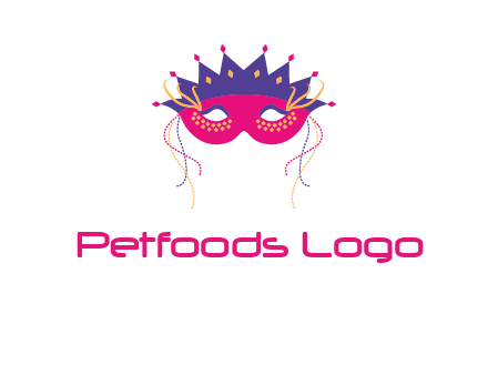 fancy masquerade mask entertainment logo