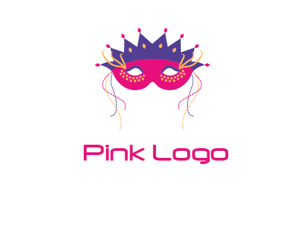fancy masquerade mask entertainment logo