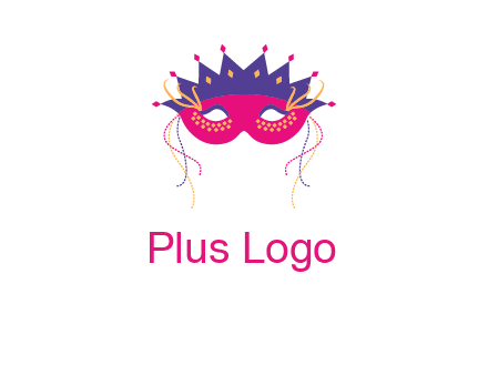 fancy masquerade mask entertainment logo