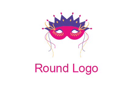 fancy masquerade mask entertainment logo