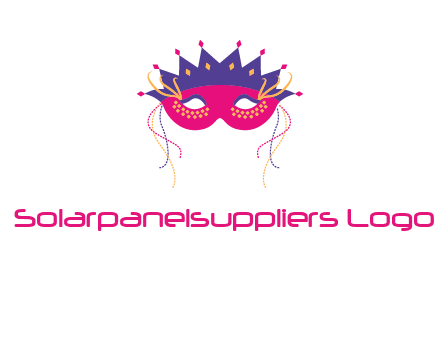 fancy masquerade mask entertainment logo