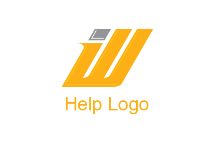 letter I in letter W