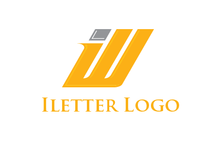 letter I in letter W