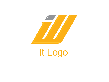 letter I in letter W
