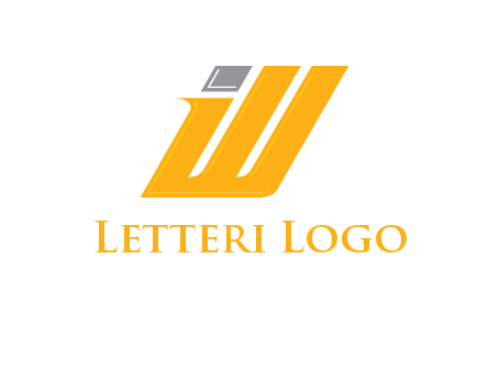 letter I in letter W