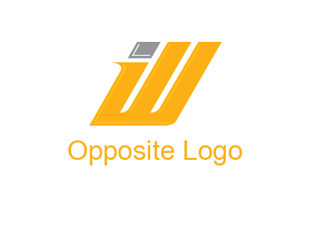letter I in letter W