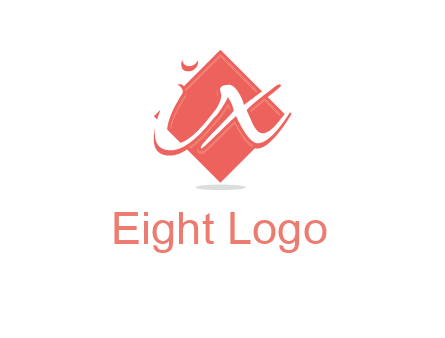 Letters ix over the rhombus logo
