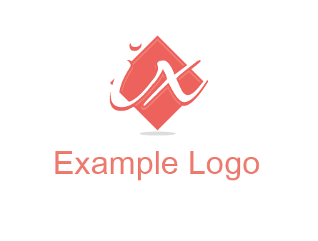 Letters ix over the rhombus logo