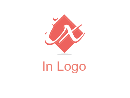 Letters ix over the rhombus logo