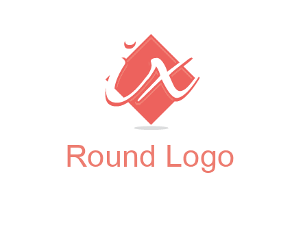 Letters ix over the rhombus logo