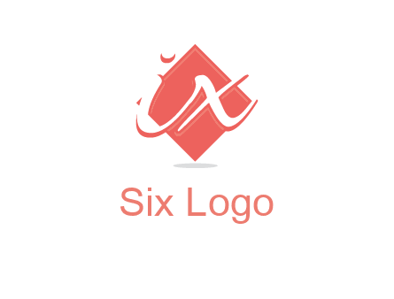 Letters ix over the rhombus logo