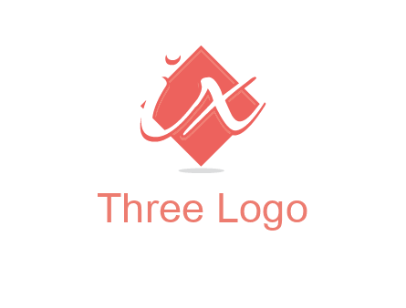 Letters ix over the rhombus logo