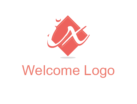 Letters ix over the rhombus logo