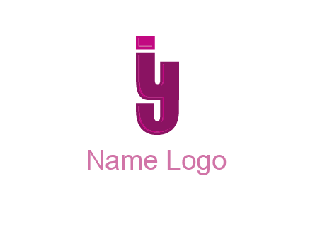 letter I joined with letter Y