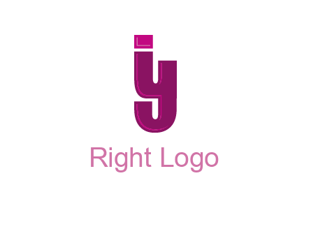 letter I joined with letter Y