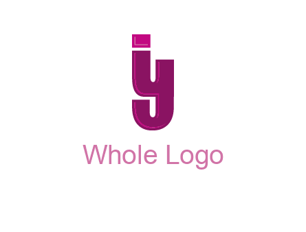 letter I joined with letter Y