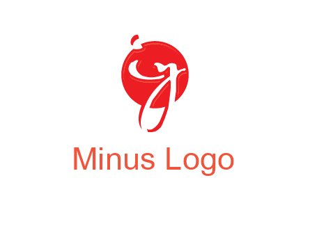 Letters i and y inside the circle logo