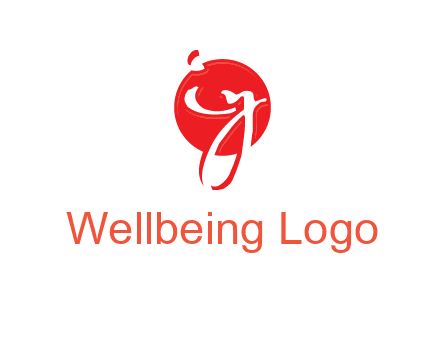 Letters i and y inside the circle logo