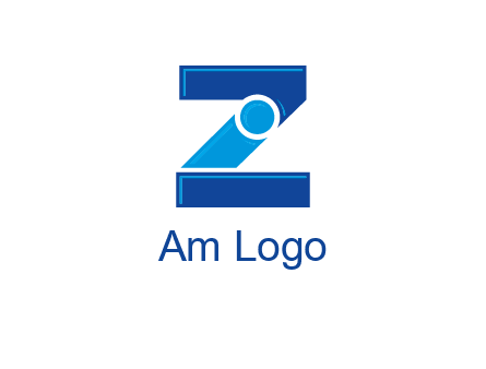 letter I in between letter Z