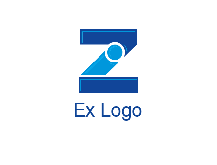 letter I in between letter Z