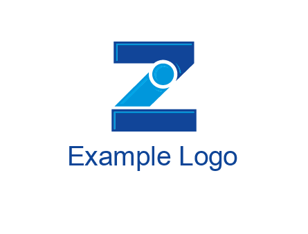 letter I in between letter Z