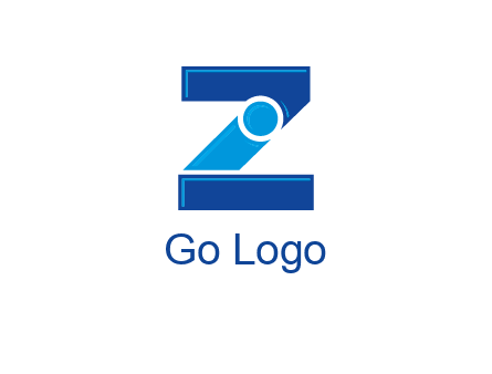 letter I in between letter Z