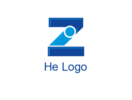 letter I in between letter Z