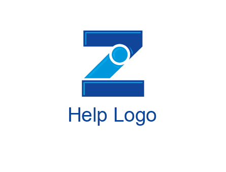 letter I in between letter Z