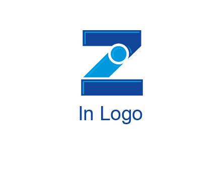 letter I in between letter Z