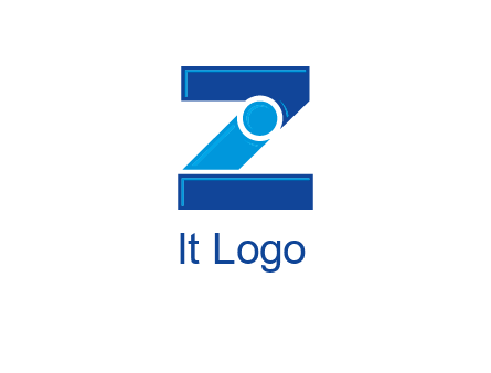 letter I in between letter Z