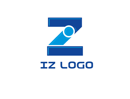 letter I in between letter Z