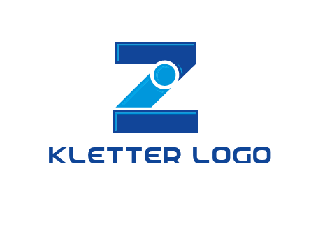 letter I in between letter Z