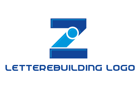letter I in between letter Z