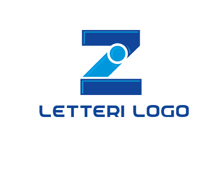 letter I in between letter Z