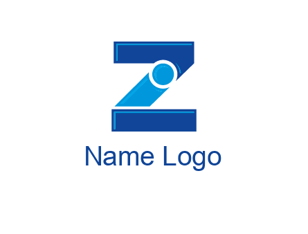 letter I in between letter Z