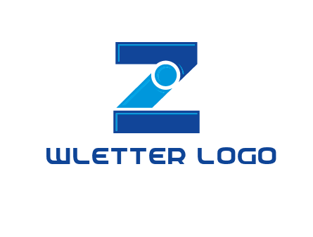 letter I in between letter Z
