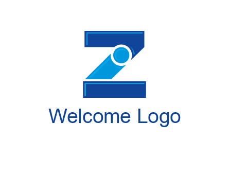 letter I in between letter Z