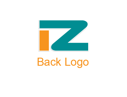 letter I together with letter Z