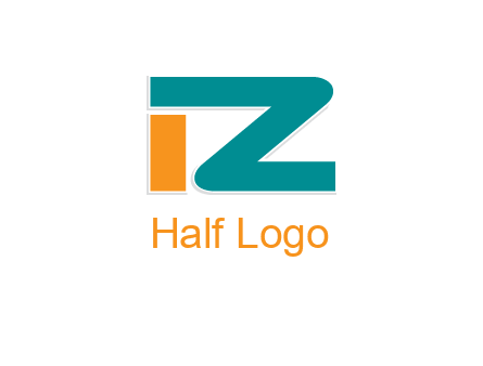 letter I together with letter Z