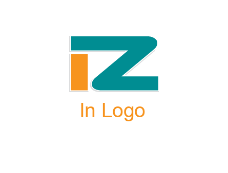 letter I together with letter Z
