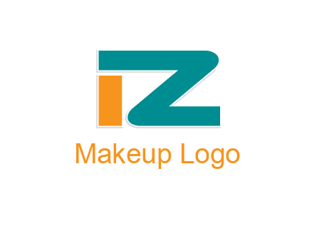 letter I together with letter Z