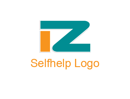 letter I together with letter Z