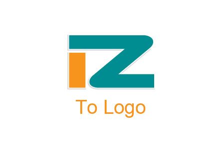 letter I together with letter Z